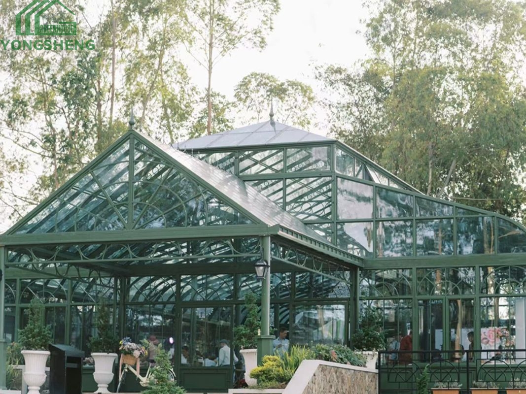 glass greenhouse,large greenhouse,greenhouse wedding